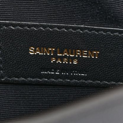 Saint Laurent Grain De Poudre Uptown Pouch Pebble 6 of 7
