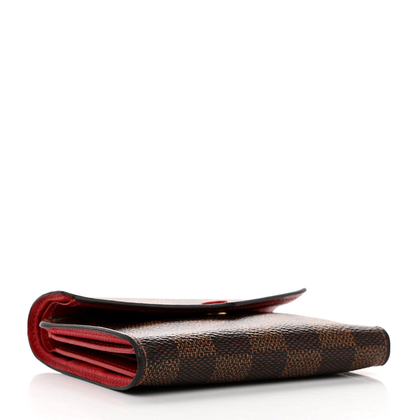 Damier Ebene Victorine Wallet Red