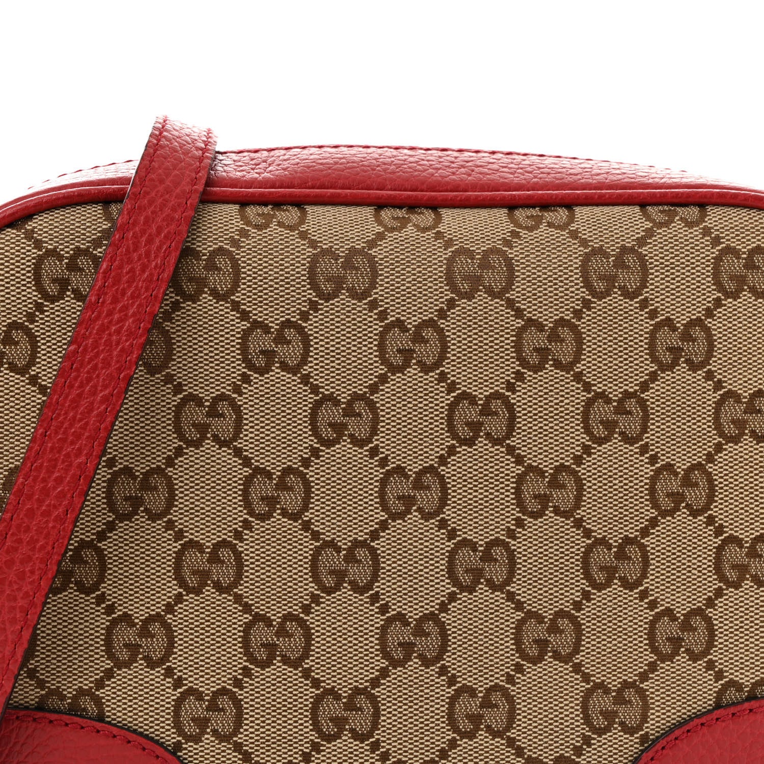 Gucci Monogram Mini Bree Messenger Bag Red 8 of 13