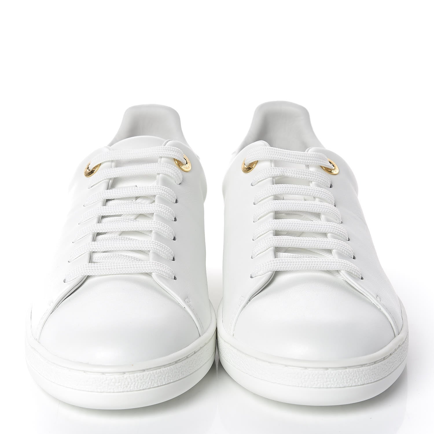 Louis Vuitton Calfskin Frontrow Sneakers 39 White 2 of 9