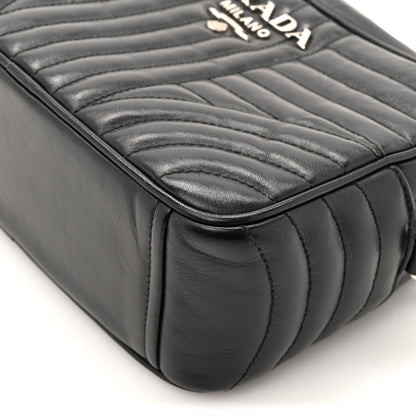 Prada Soft Calfskin Diagramme Camera Bag Black 11 of 13
