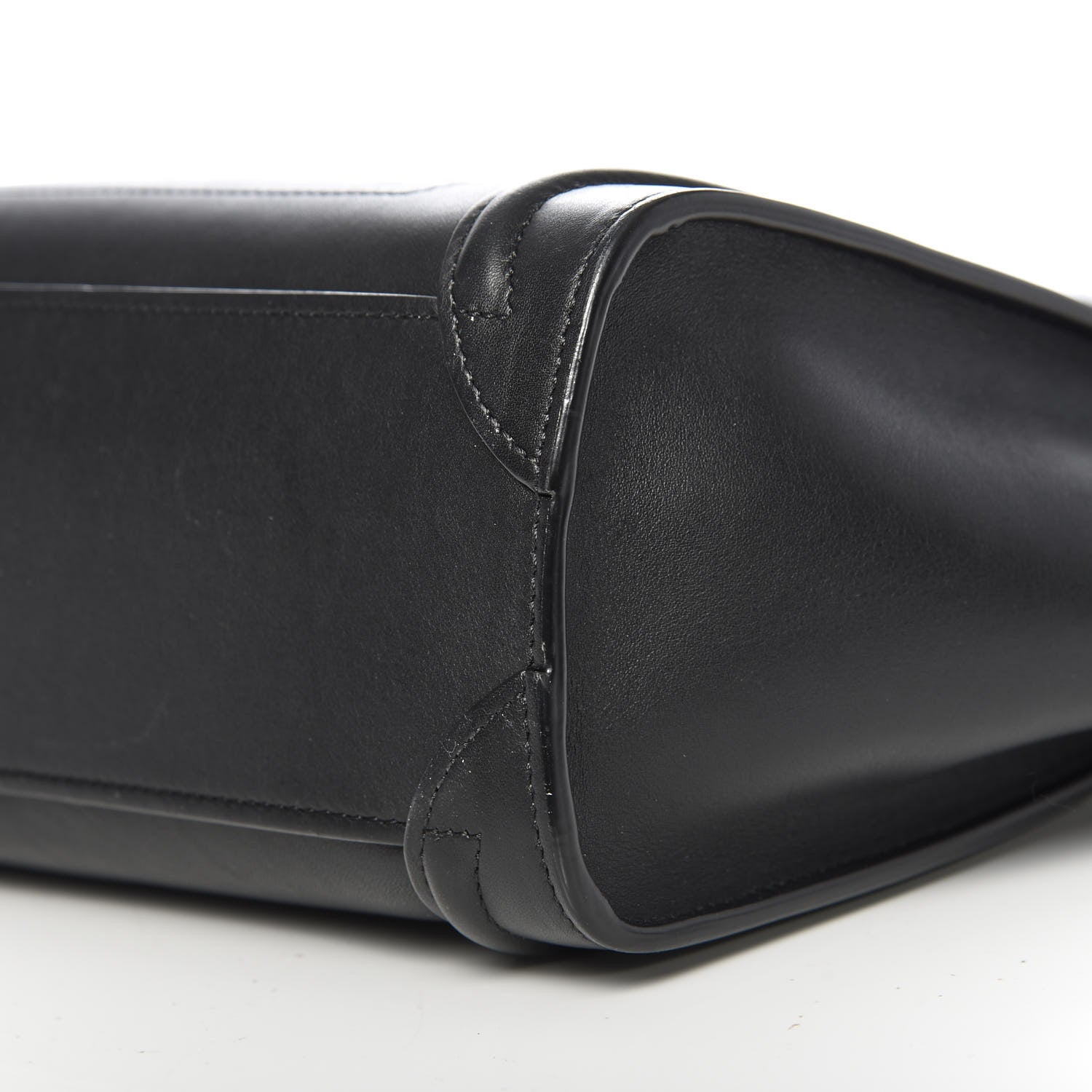 Celine Smooth Calfskin Nano Luggage Black 9 of 10