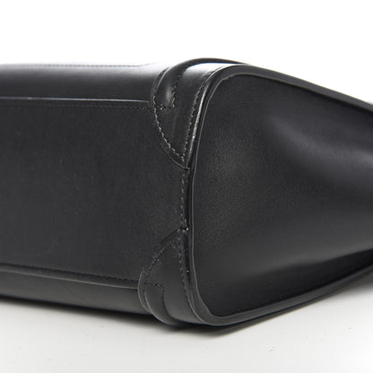 Celine Smooth Calfskin Nano Luggage Black 9 of 10