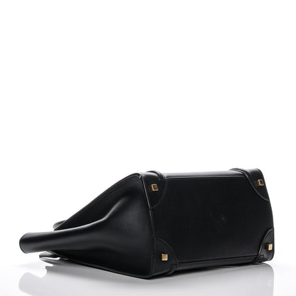Celine Smooth Calfskin Mini Luggage Black 4 of 10