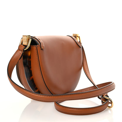 Fendi Vitello King Plexiglass Moonlight Shoulder Bag Cuoio 3 of 10
