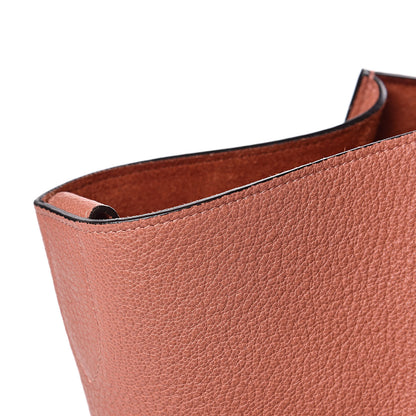 Celine Shiny Grained Calfskin Medium Phantom Luggage Terracotta 13 of 15