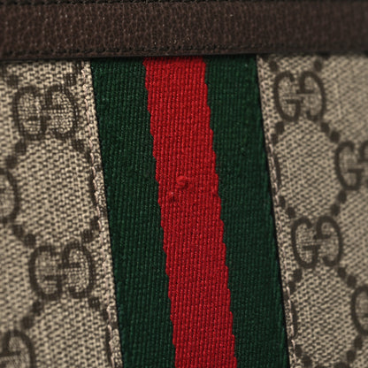 Gucci GG Supreme Monogram Web Small Ophidia Shoulder Bag Brown 12 of 12