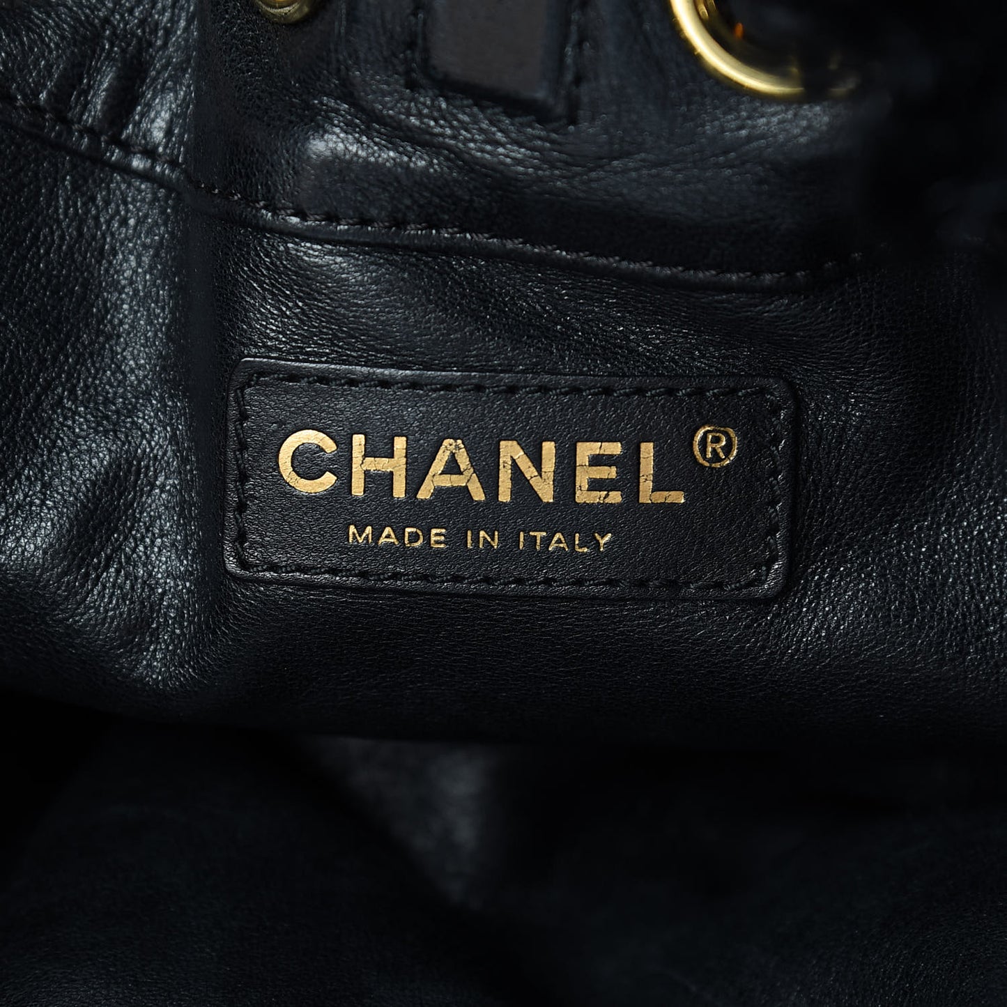 Rabbit Fur Harlequin Shoulder Bag Black