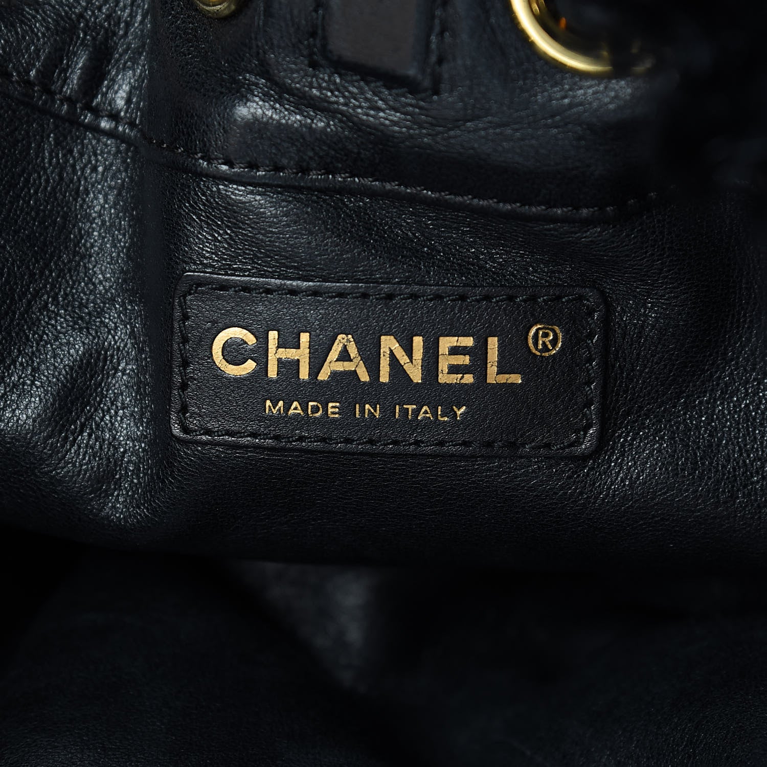 Chanel Rabbit Fur Harlequin Shoulder Bag Black 7 of 11