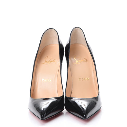 Christian Louboutin Patent Pigalle Follies 100 Pumps 36 Black 2 of 8