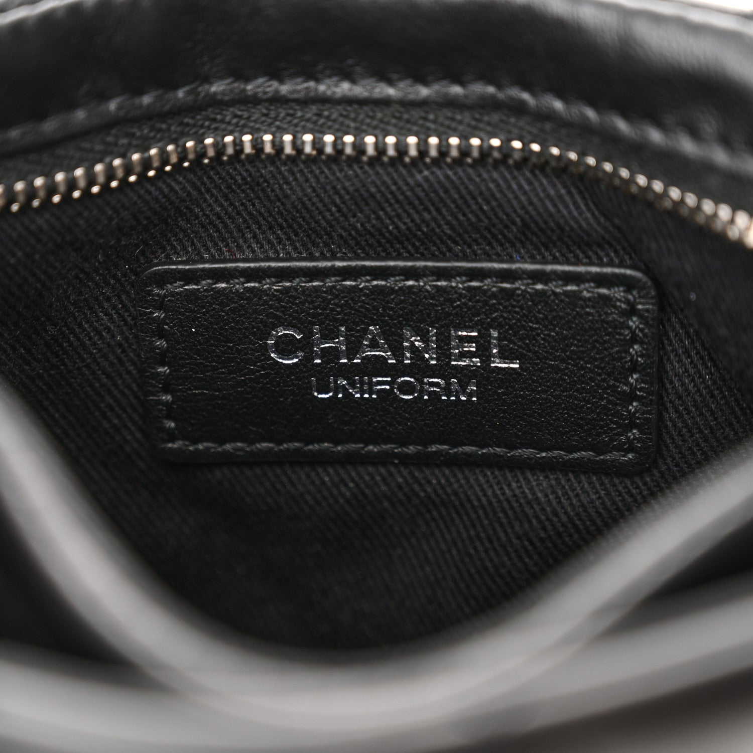 Chanel Lambskin Quilted Crossbody Bag Black 6 of 14