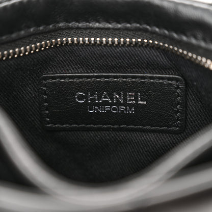 Chanel Lambskin Quilted Crossbody Bag Black 6 of 14