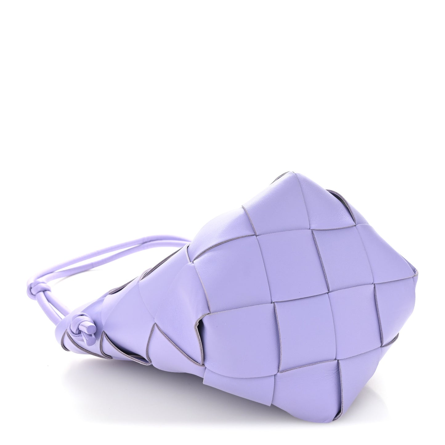 Bottega Veneta Nappa Maxi Intrecciato Clasp Bucket Bag Wisteria 1856527 –  FASHIONPHILE