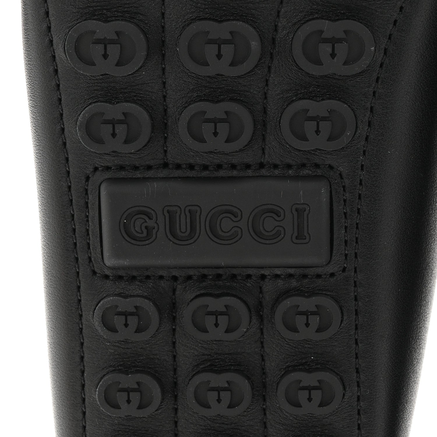 Gucci Soft Clove Calfskin Mens Horsebit Driver Loafers 9.5 Black 7 of 10
