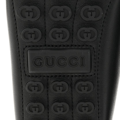 Gucci Soft Clove Calfskin Mens Horsebit Driver Loafers 9.5 Black 7 of 10