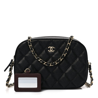Chanel Caviar Quilted Vanity With Chain Black 1 of 8