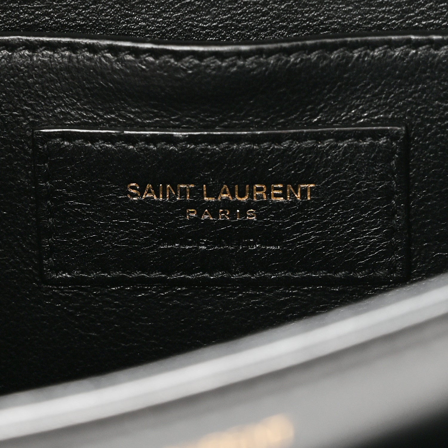 Saint Laurent Box Calfskin Monogram Medium Solferino Satchel Black 6 of 10