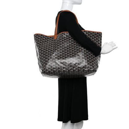 Goyard Goyardine Saint Louis GM Black Gold 2 of 12
