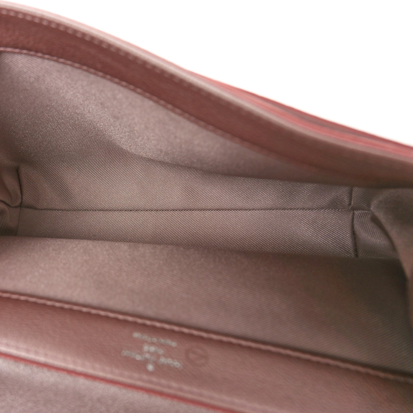 Soft Calfskin Eyelet Lockme II Chain Bag BB Rose Gold
