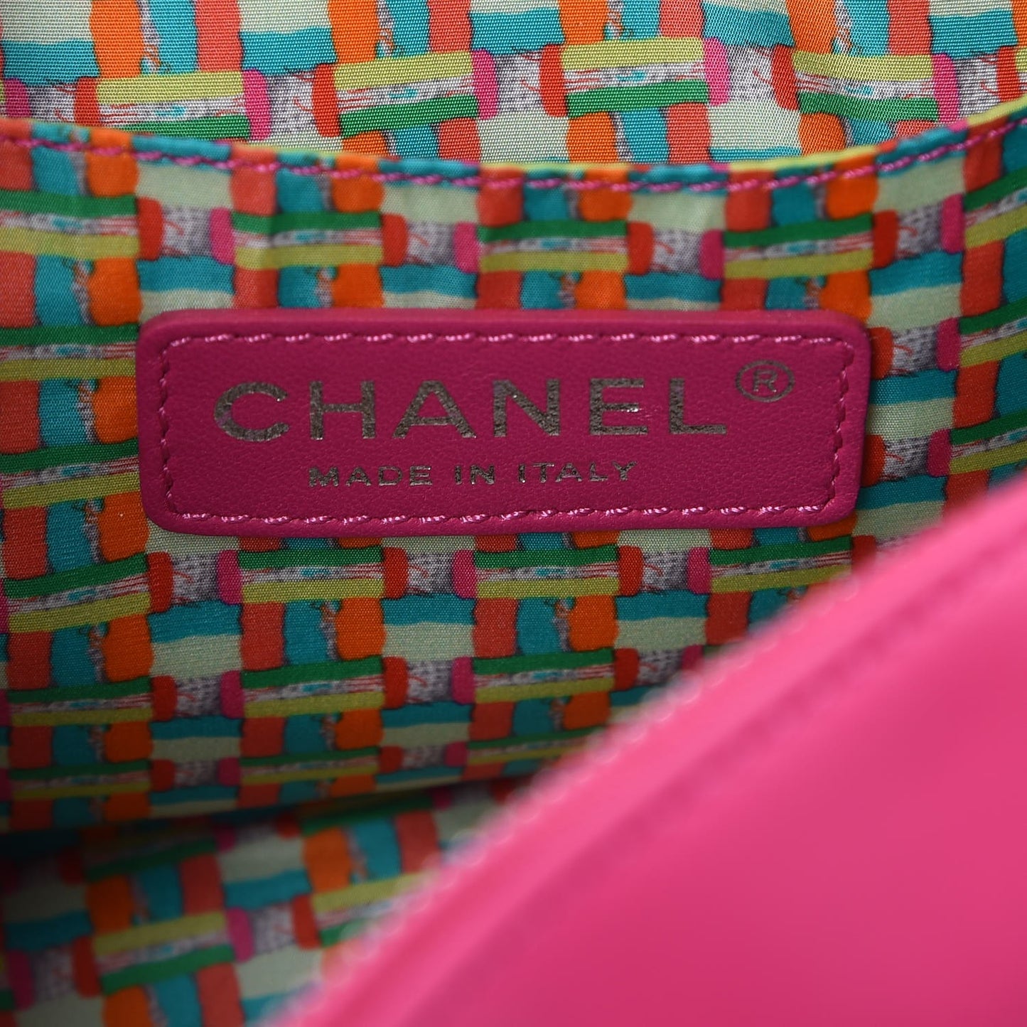 Rubber Quilted Lambskin Coco Rain Camera Bag Pink