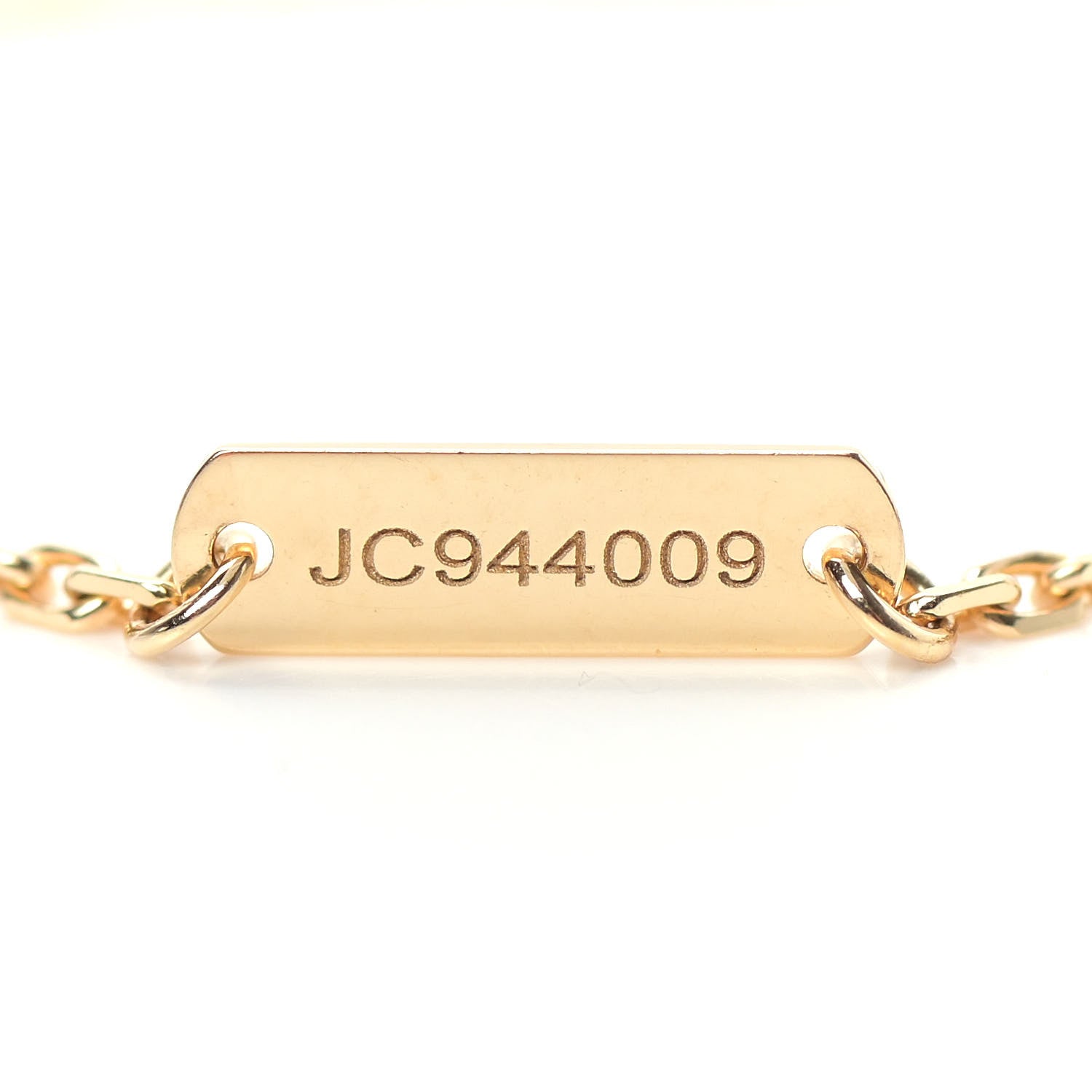 Van Cleef & Arpels 18K Yellow Gold Mother of Pearl Vintage Alhambra Pendant Necklace 5 of 6