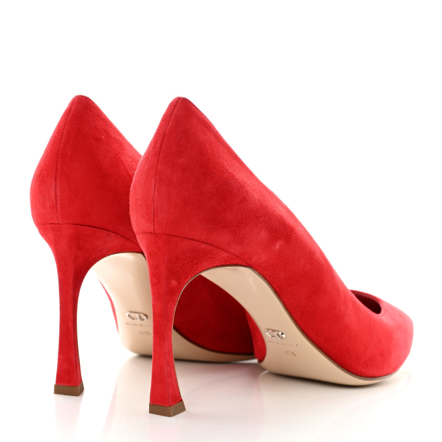 Christian Dior Suede Songe Pumps 41.5 Red 4 of 8