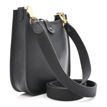 Hermes Taurillon Clemence Evelyne TPM Plomb 3 of 10