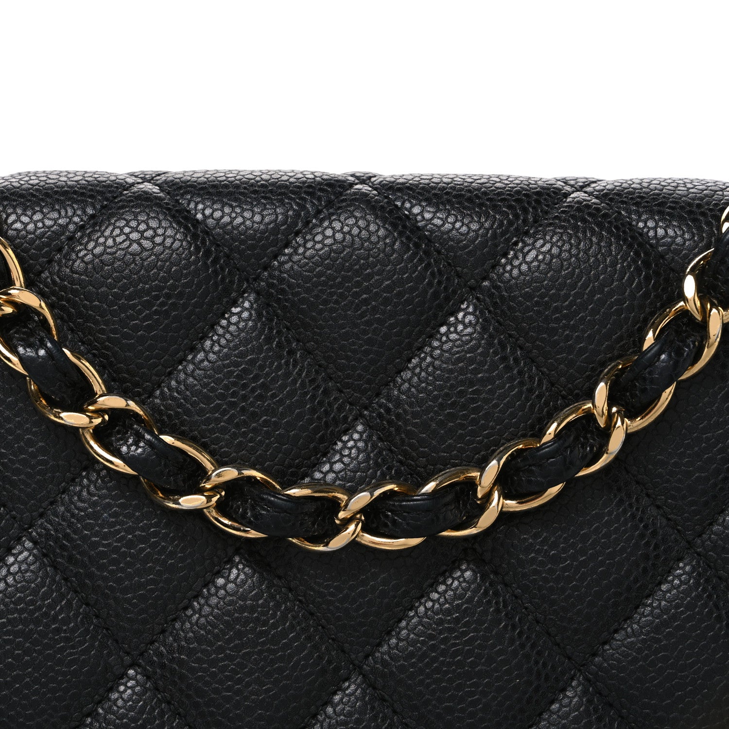 Chanel Caviar Quilted Jumbo Single Flap Black 8 of 11
