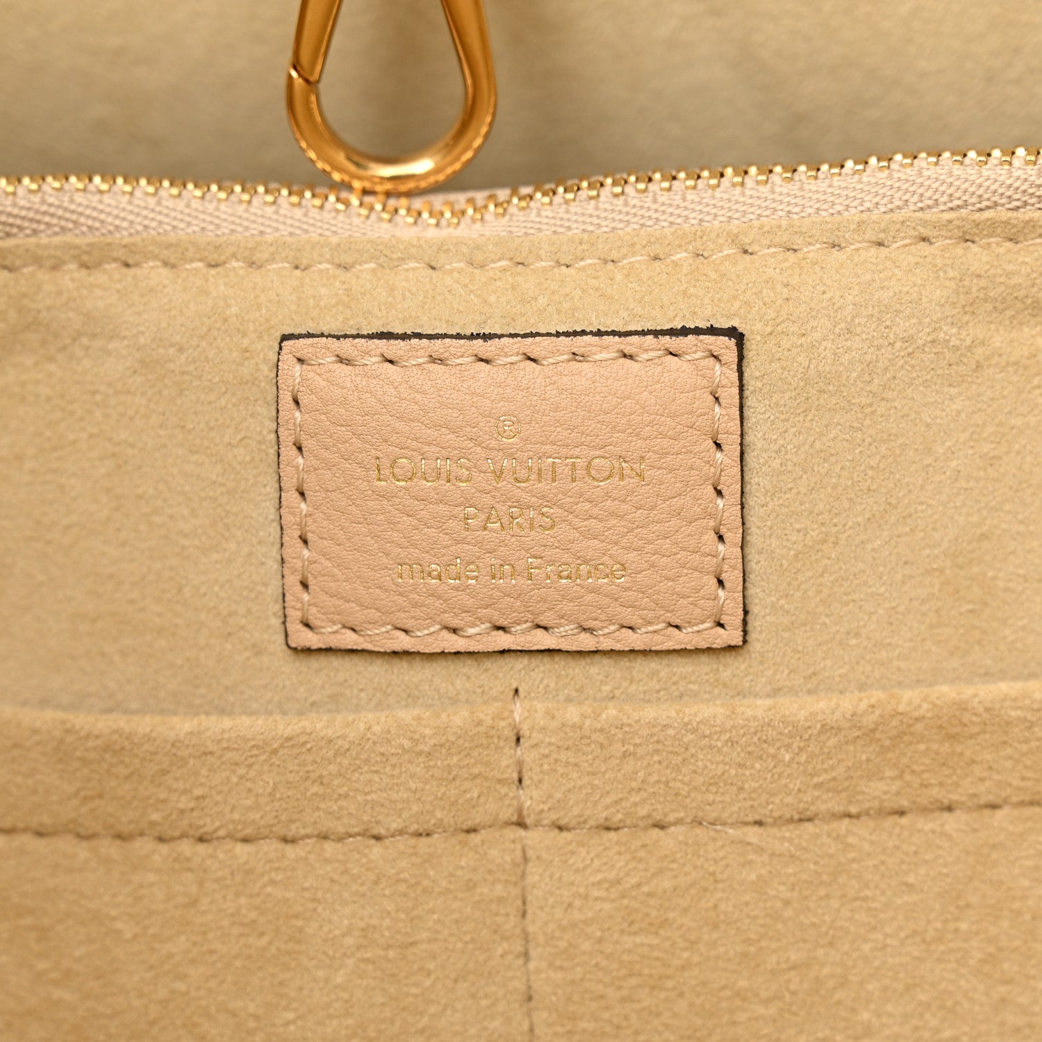 Louis Vuitton Calfskin Monogram Kimono Tote Dune 6 of 10