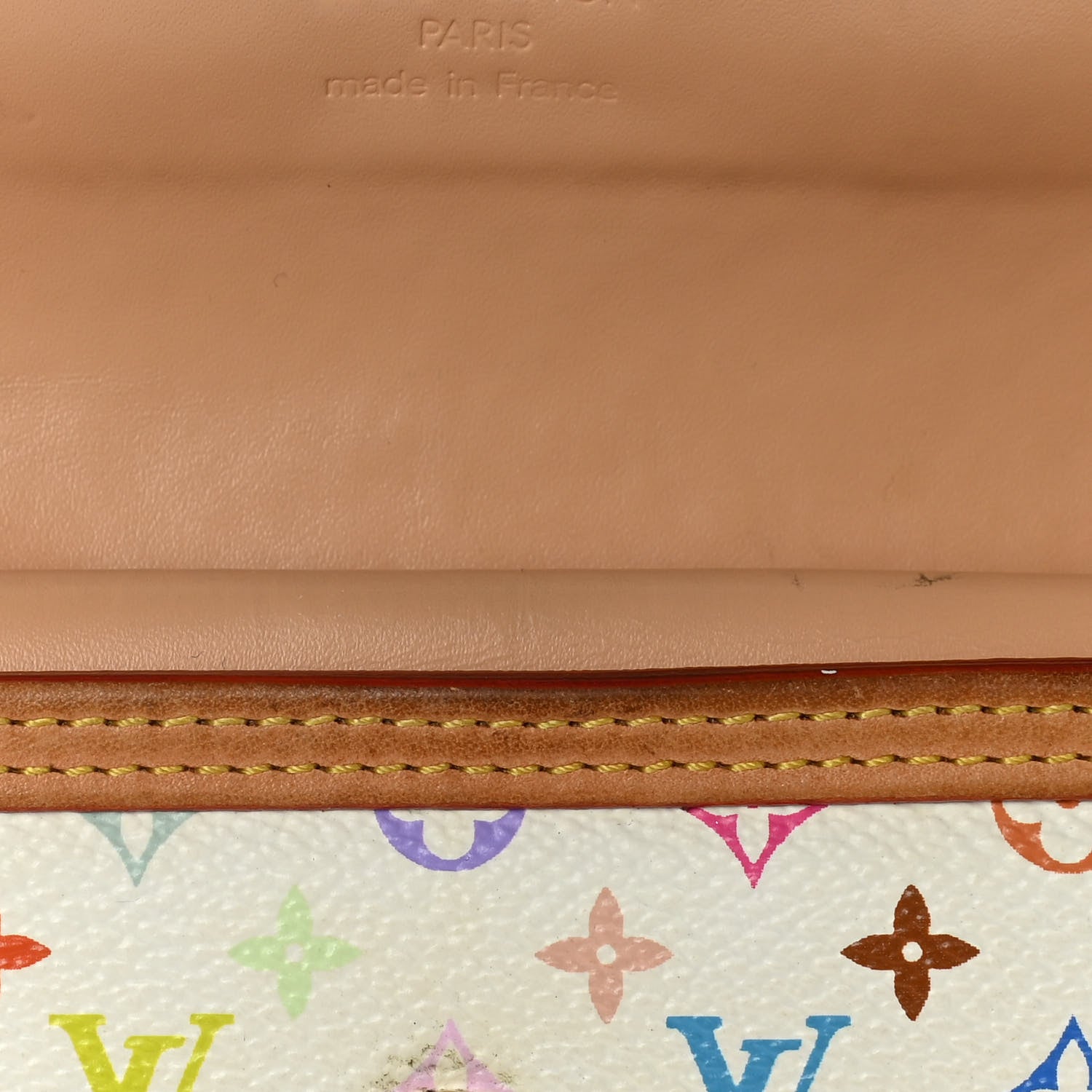 Louis Vuitton Monogram Multicolor Porte Tresor International Wallet White 14 of 19
