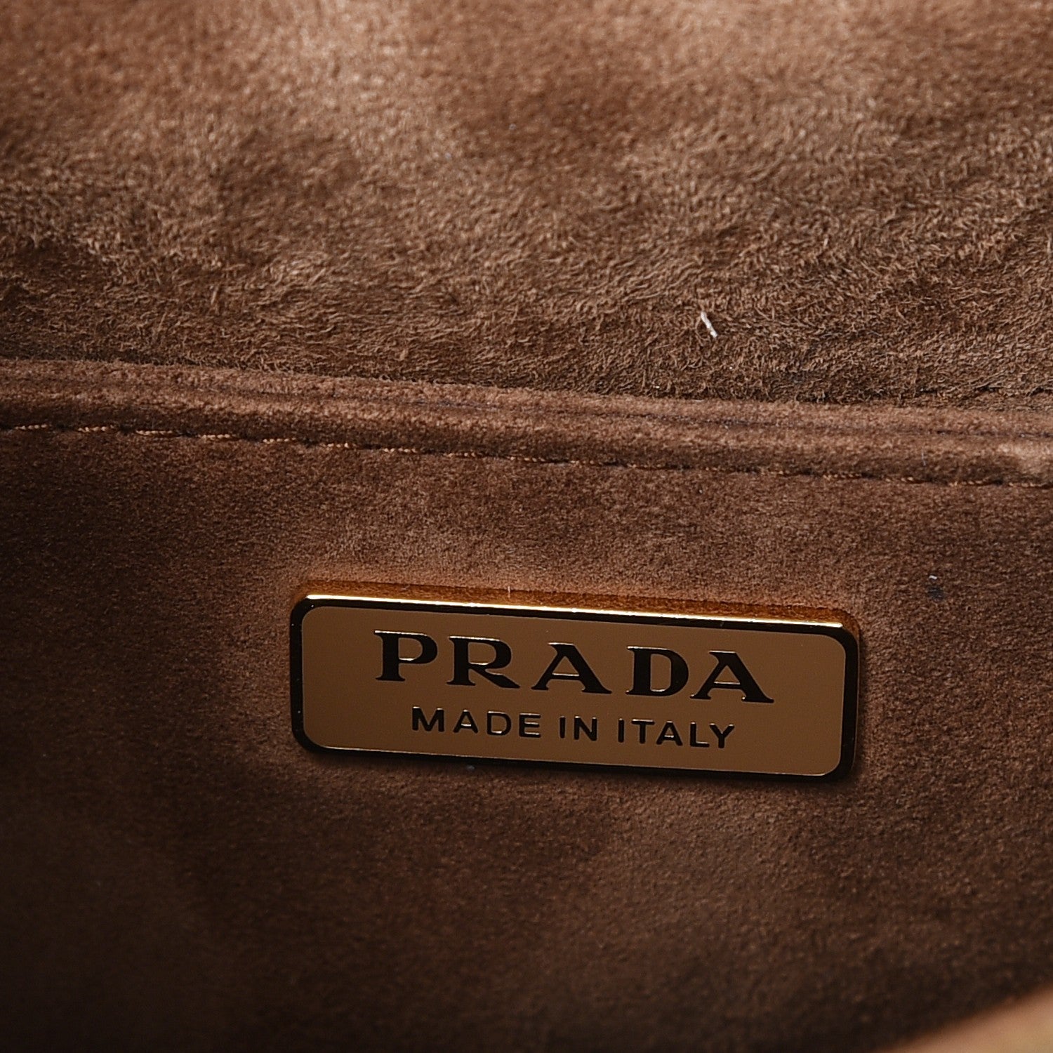 Prada Velvet Cahier Belt Bag Cammello 6 of 7