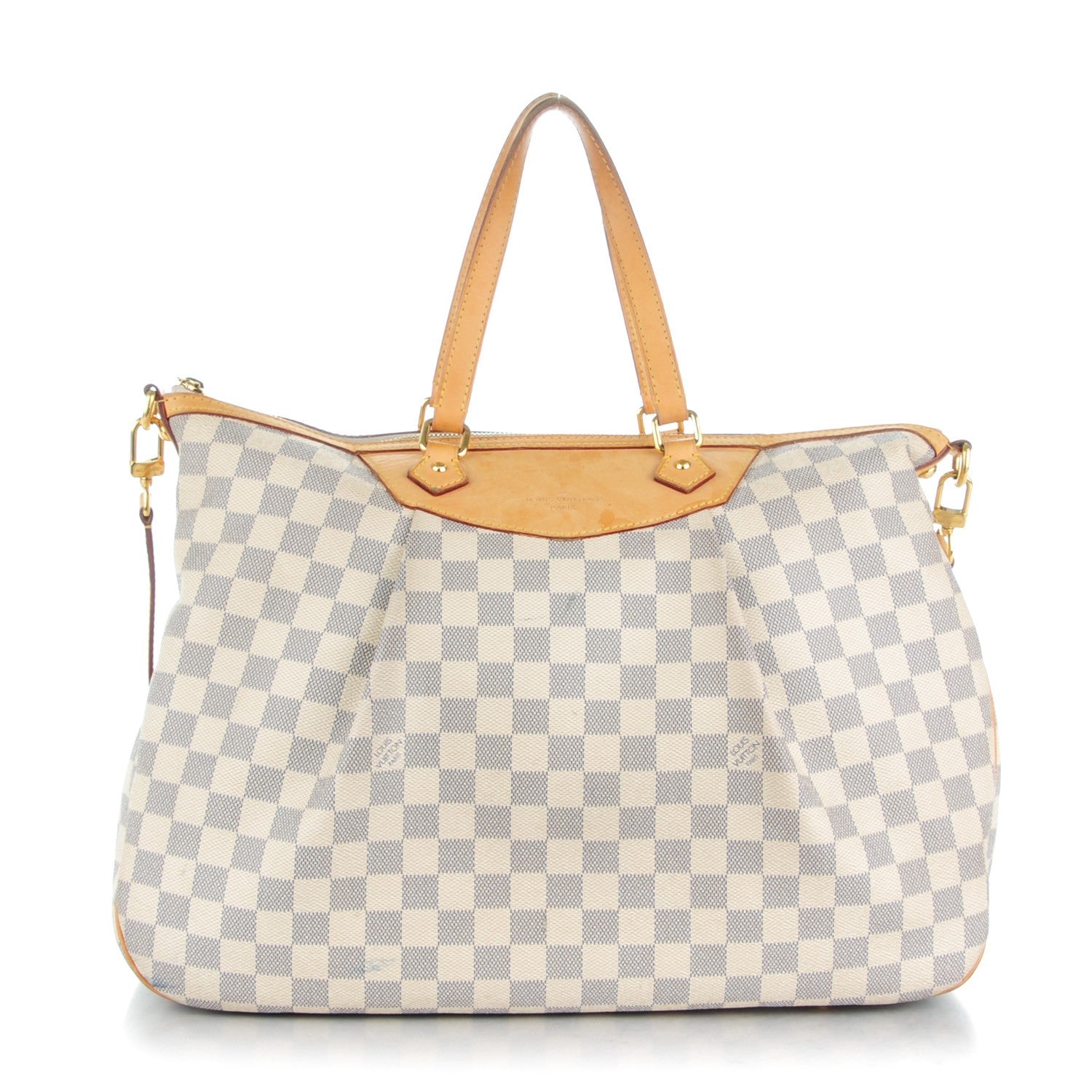 Louis Vuitton Damier Azur Siracusa GM 1 of 10