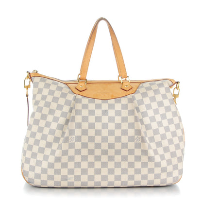 Louis Vuitton Damier Azur Siracusa GM 1 of 10