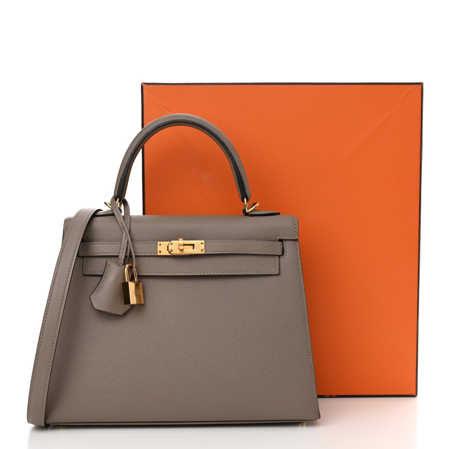 Epsom Kelly Sellier 25 Gris Asphalte