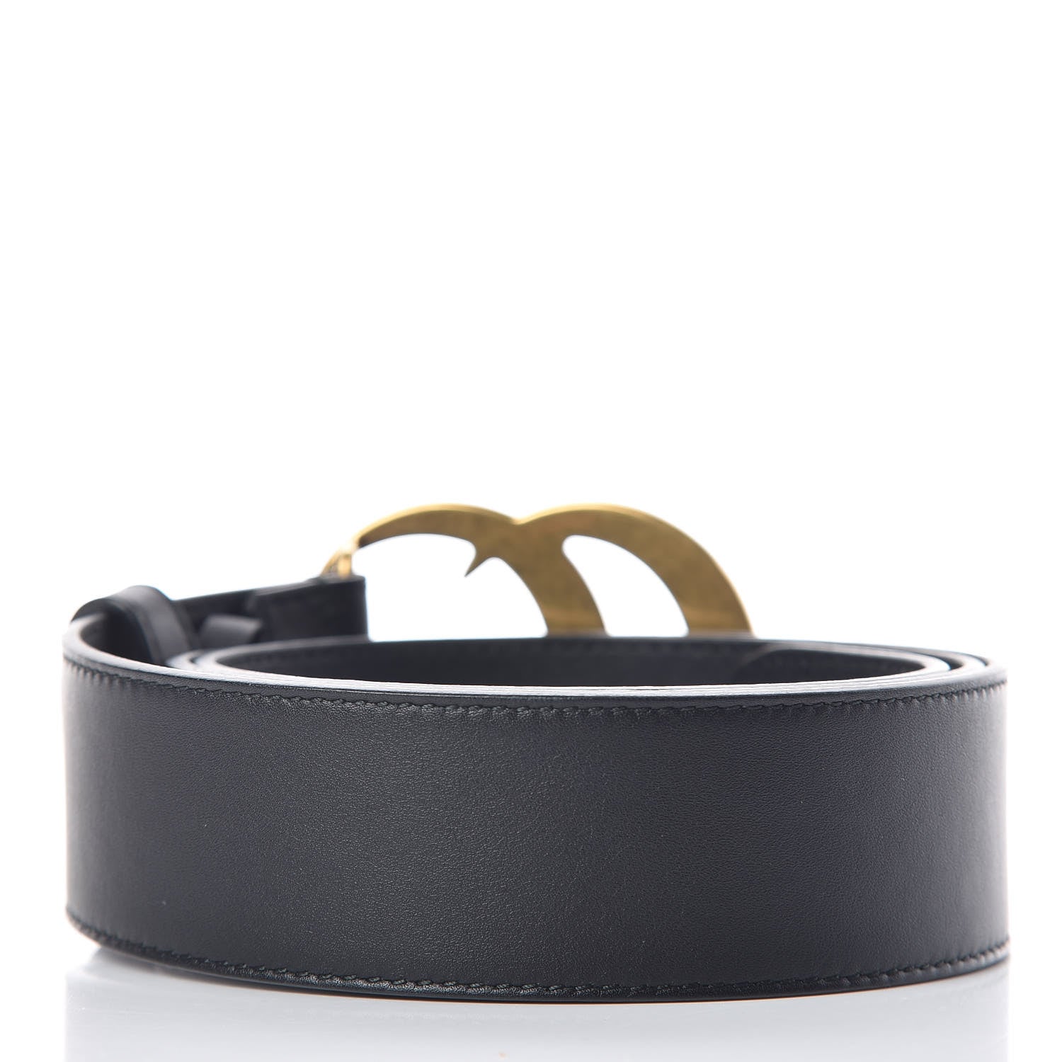 Gucci Calfskin Double G 40mm Belt 85 34 Black 3 of 7