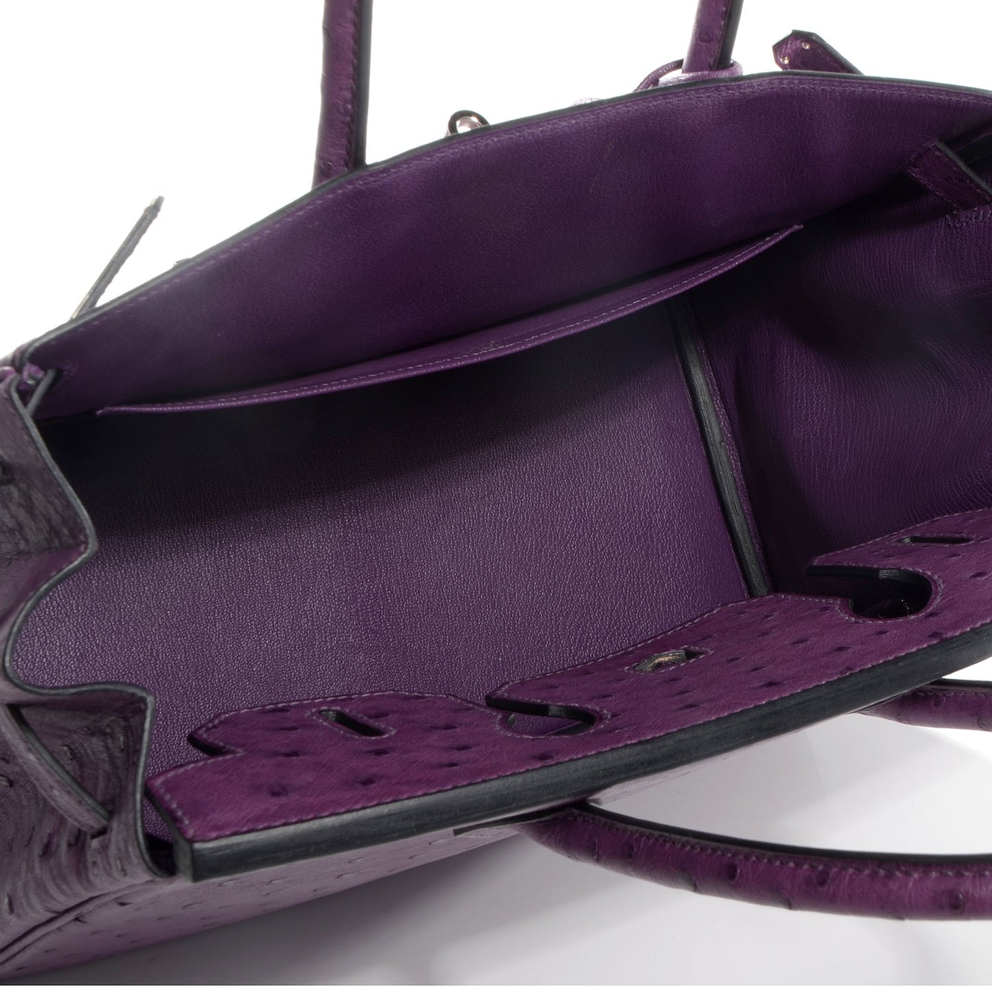 Ostrich Birkin 30 Violine