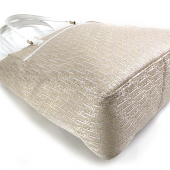 Christian Dior Monogram Tote Gold 6 of 10