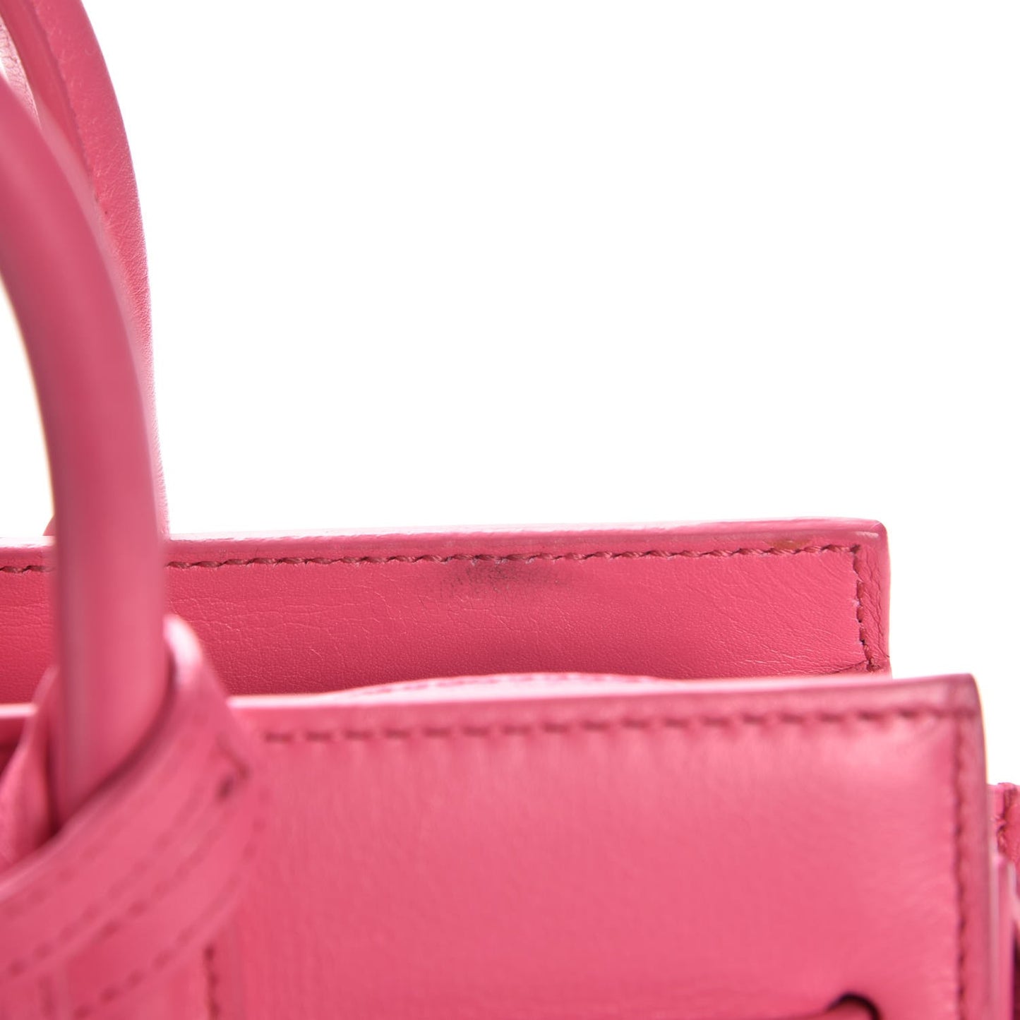 Calfskin Nano Sac De Jour Lipstick Fuchsia