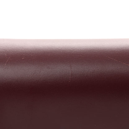 Celine Box Calfskin Medium Classic Box Flap Bag Burgundy 13 of 14