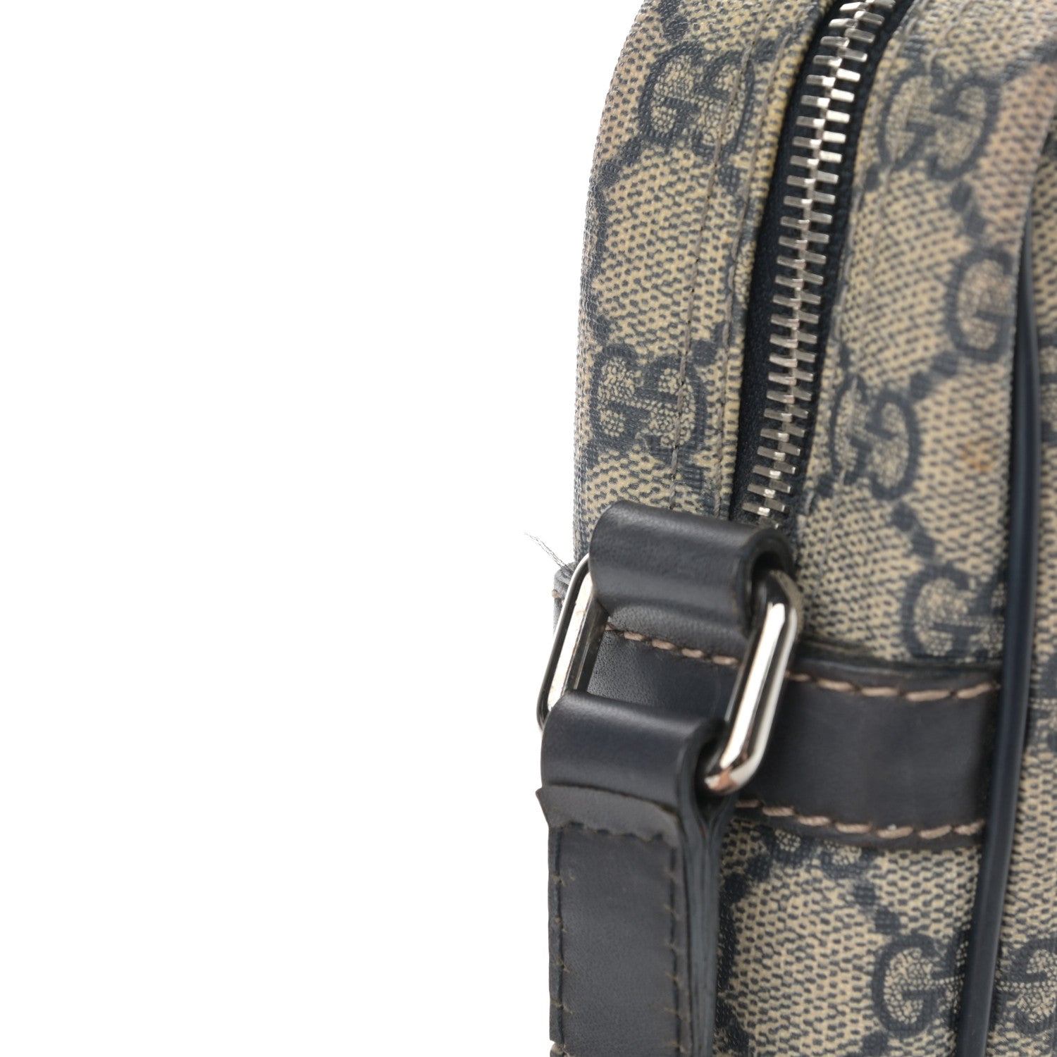 Gucci GG Plus Monogram Messenger Bag Navy 11 of 16