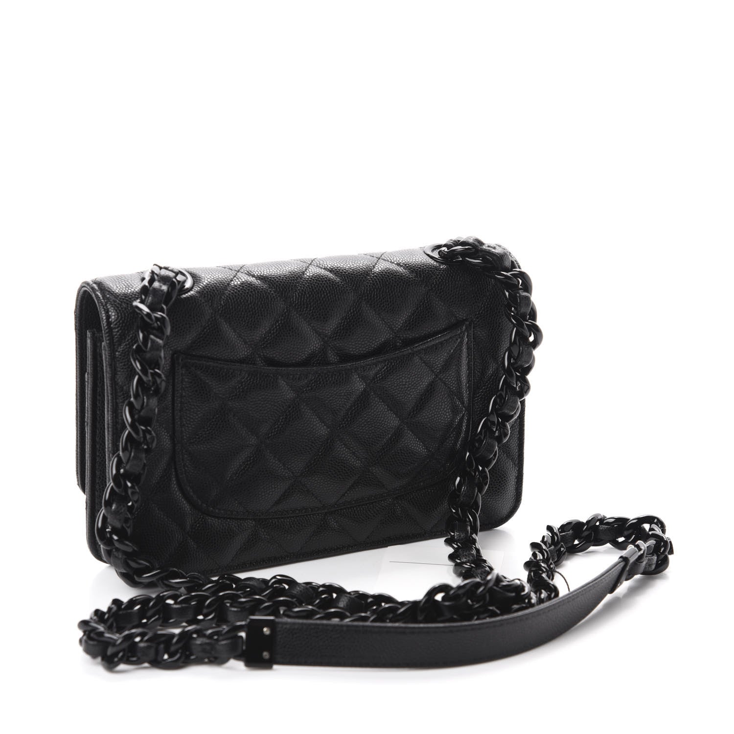 Chanel Caviar Quilted My Everything Wallet On Chain WOC Black 3 of 12