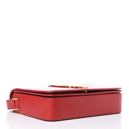 Saint Laurent Smooth Calfskin Medium Classic Monogram Universite Bag Red 4 of 19