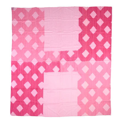 Hermes Silk Cashmere Icat H Net Shawl 140 Rose Pale Fuchsia 1 of 4