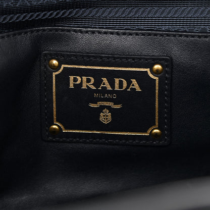 Prada Soft Calf Shopping Tote Baltico 6 of 11