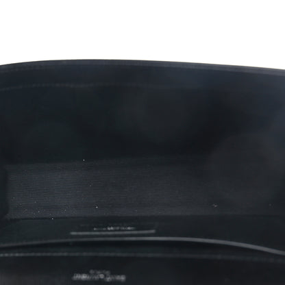 Saint Laurent Grain De Poudre Medium Classic Monogram Kate Satchel Black 5 of 8