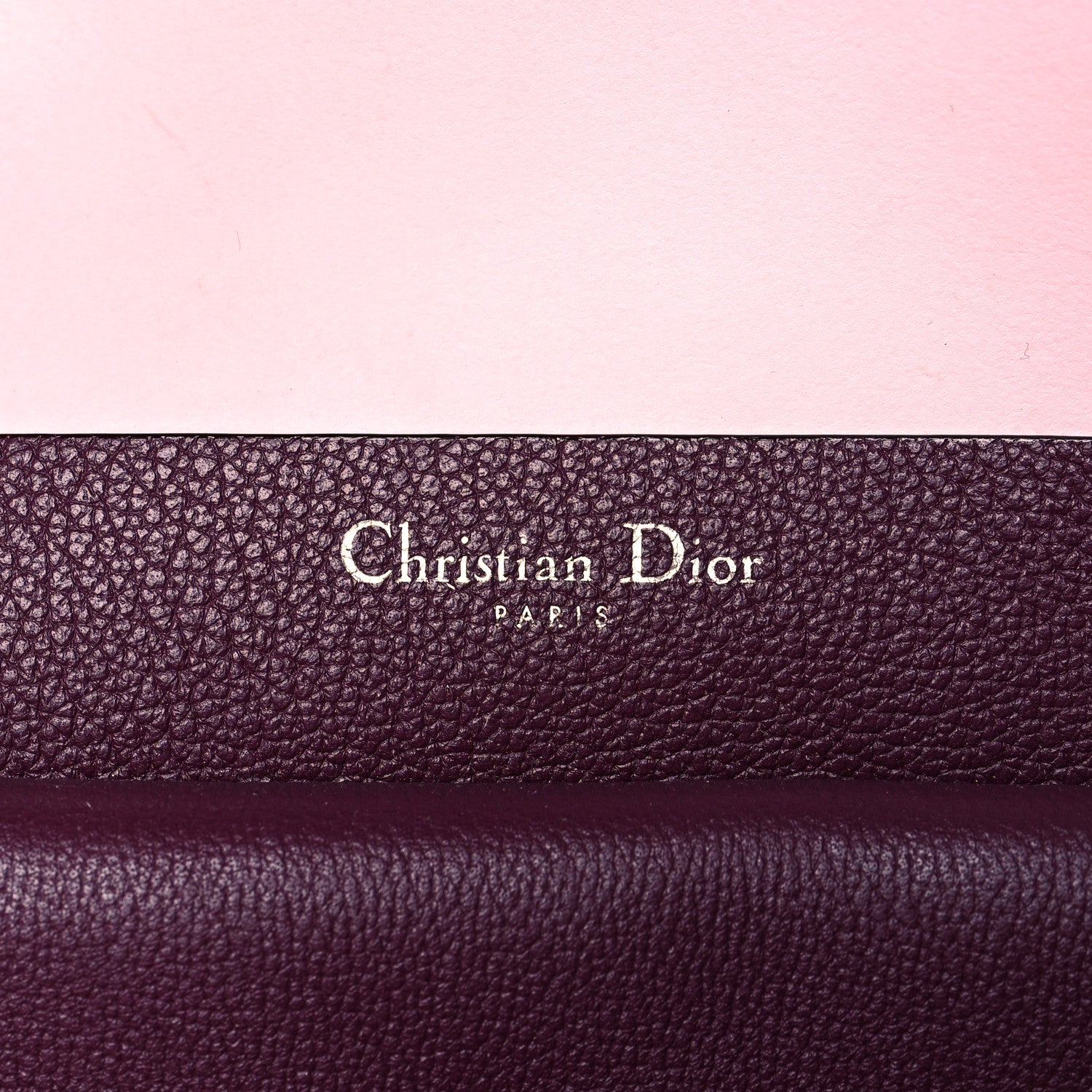 Christian Dior Calfskin Perforated Cannage Dioriva Tote Purple Multicolor 5 of 8