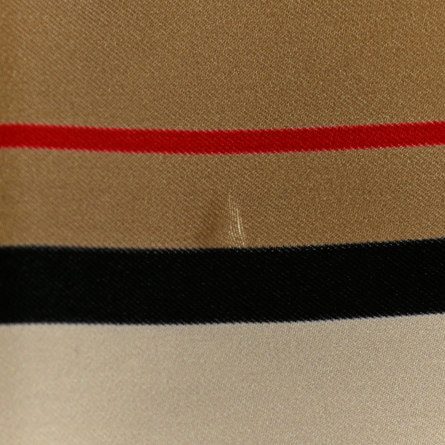 Silk Vintage Check Icon Stripe TB Monogram Print Scarf Archive Beige