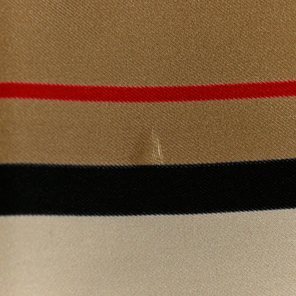 Burberry Silk Vintage Check Icon Stripe TB Monogram Print Scarf Archive Beige 7 of 9