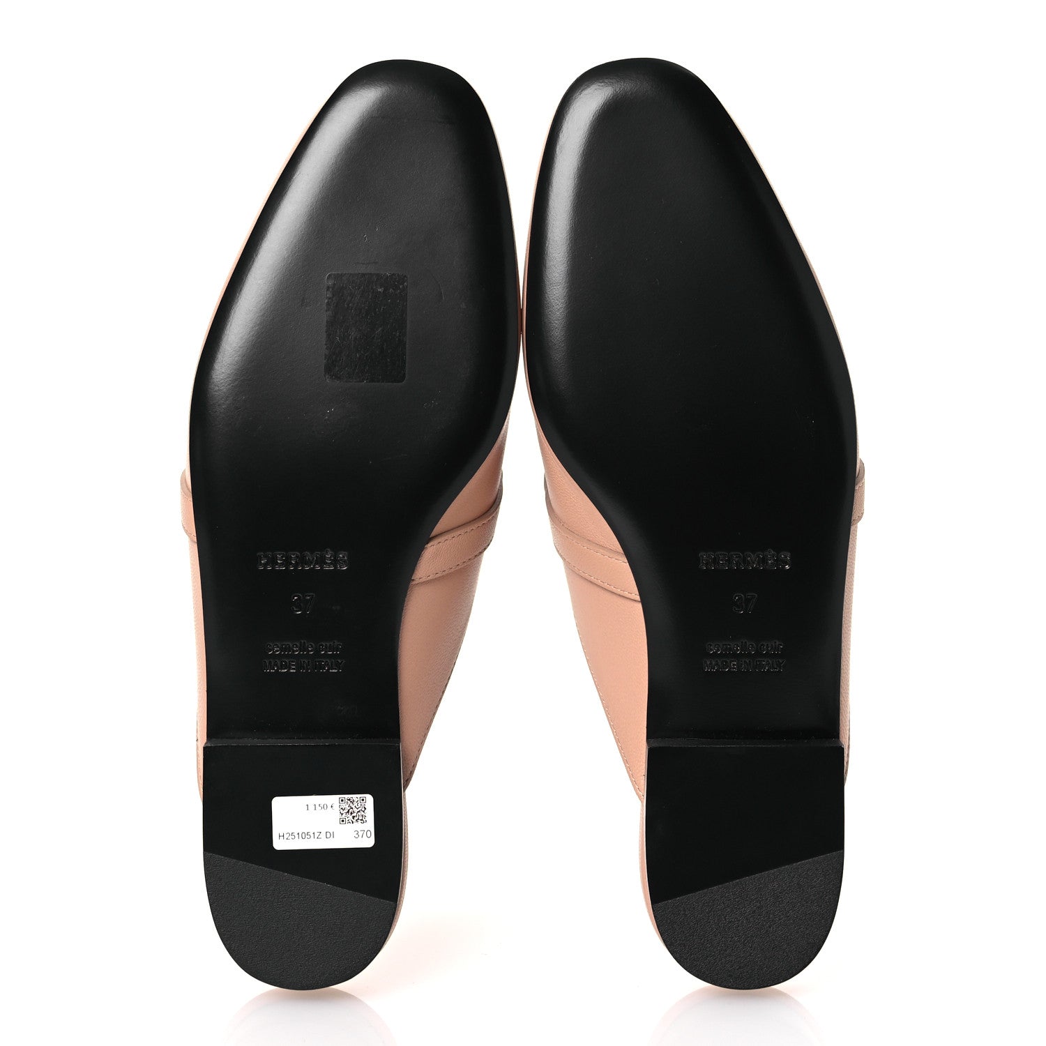 Hermes Calfskin Oz Mules 37 Beige Nude 7 of 12