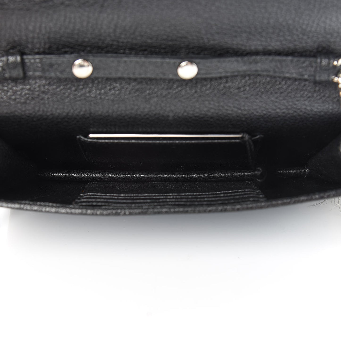 Denim Raccoon Fur Charm Crossbody Blue